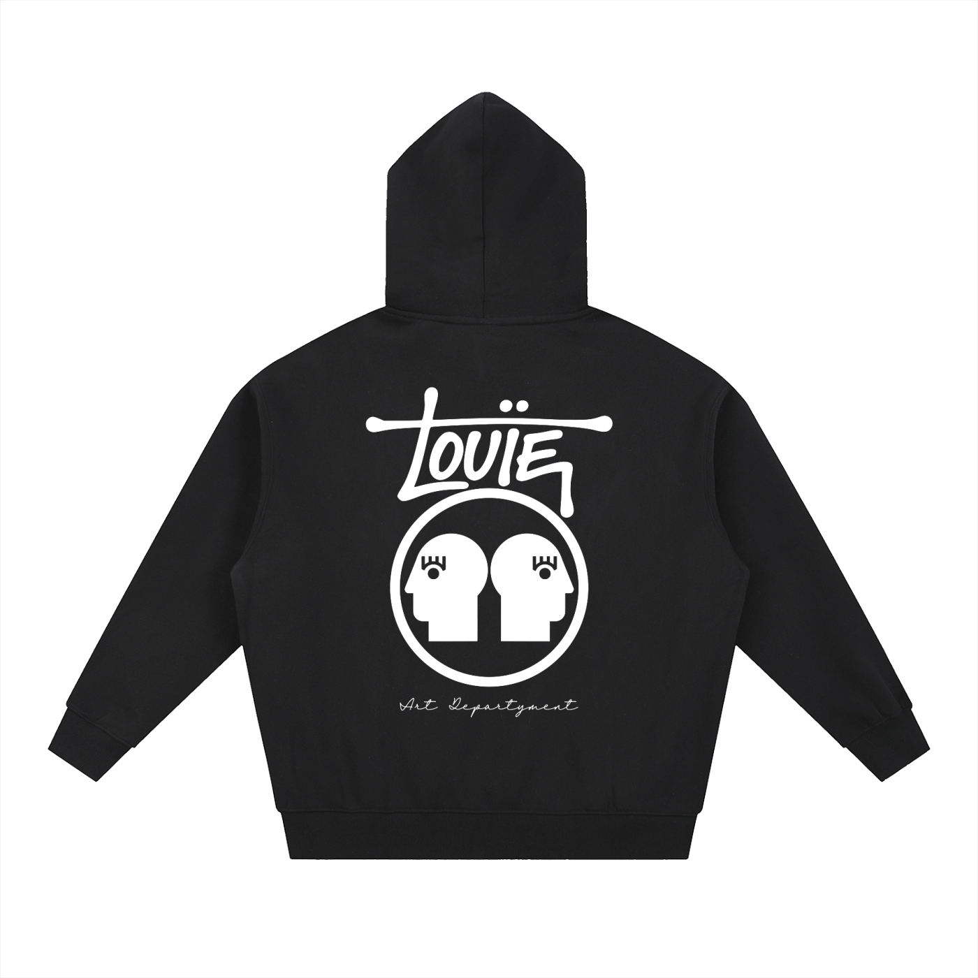 Louie Art Departyment Zip Hoodie (Black)