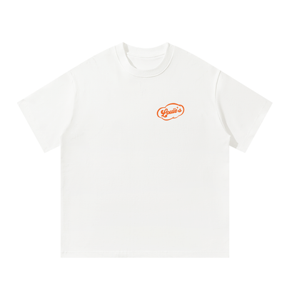 Louïe's Burger Tee (White)
