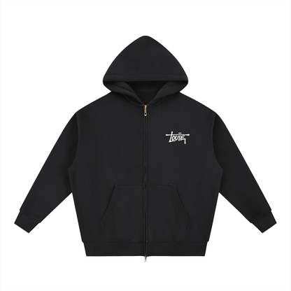 Louie Art Departyment Zip Hoodie (Black)