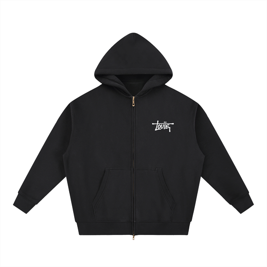 Louie Art Departyment Zip Hoodie (Black)