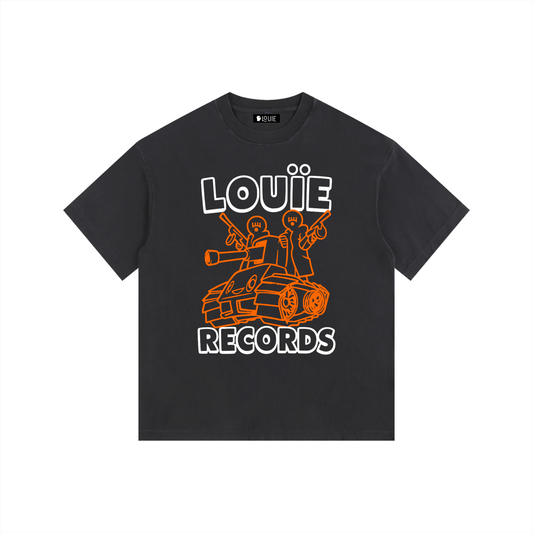 No-Louïe Records Tee (Black)