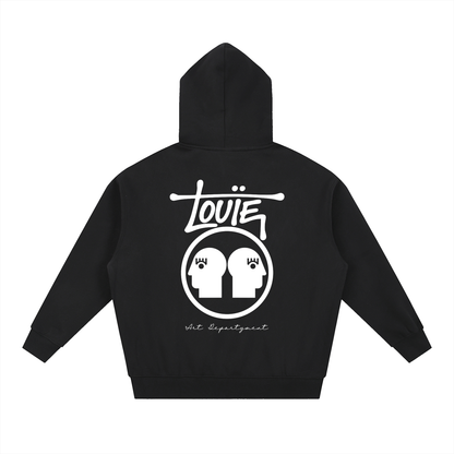 Louie Art Departyment Zip Hoodie (Black)